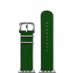 Clearance Shinola 24mm Green Split Nylon Apple Watch Strap