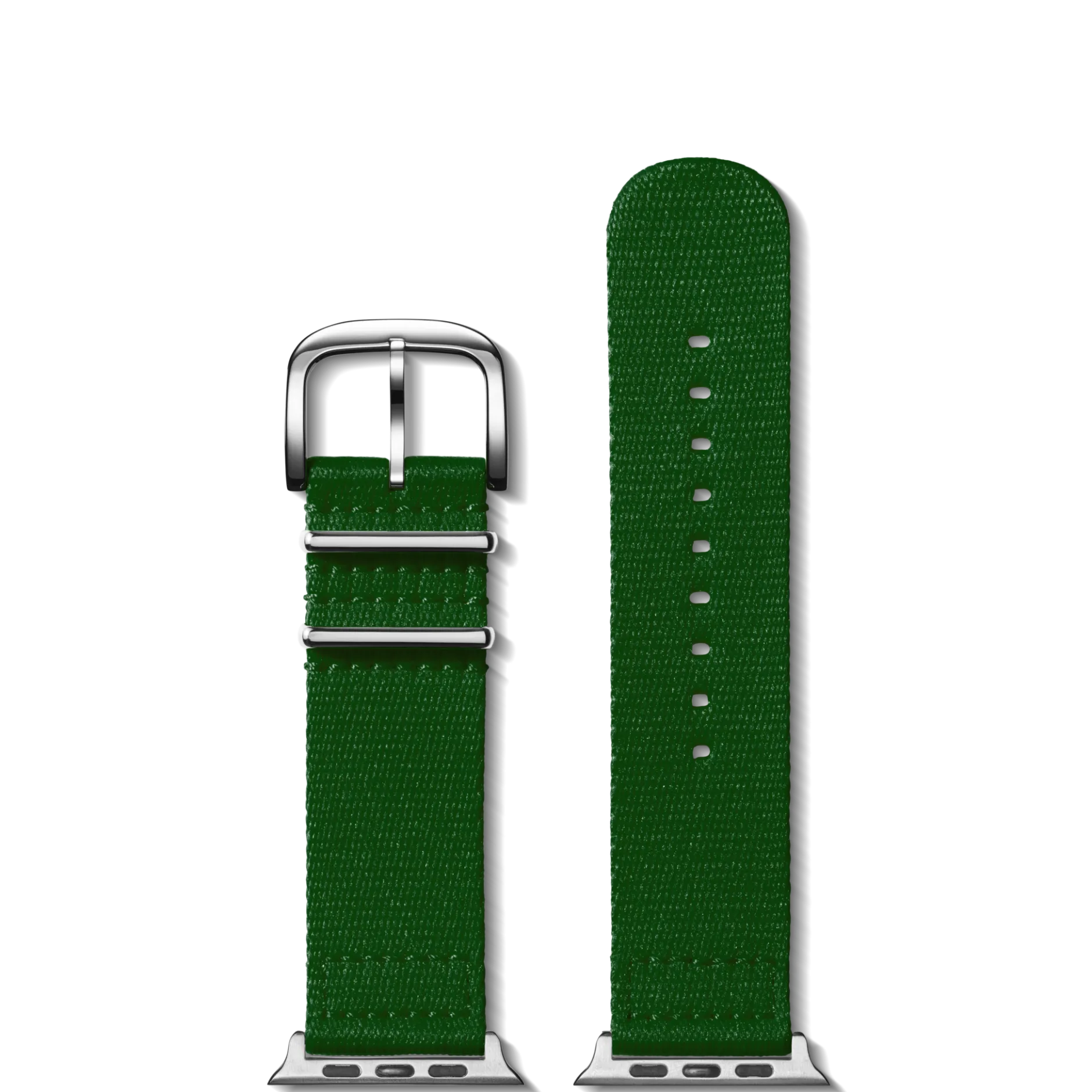 Clearance Shinola 24mm Green Split Nylon Apple Watch Strap