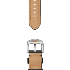 Shinola 20mm Grizzly Leather Watch Strap Black