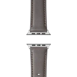 Best Shinola 20mm Heather Gray Leather Apple Watch Strap