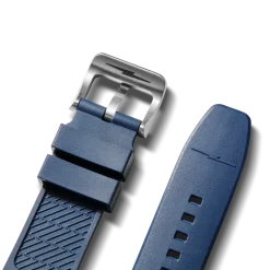 Discount Shinola 22mm Expandable Dive Rubber Watch Strap Midnight Blue