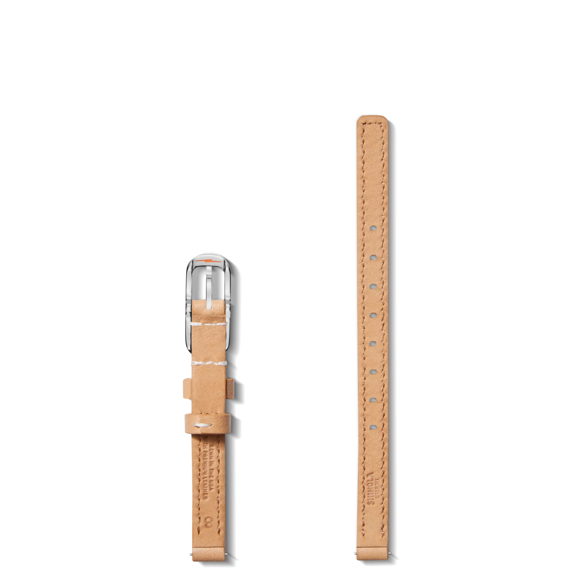 Outlet Shinola 8mm Leather Watch Strap Natural