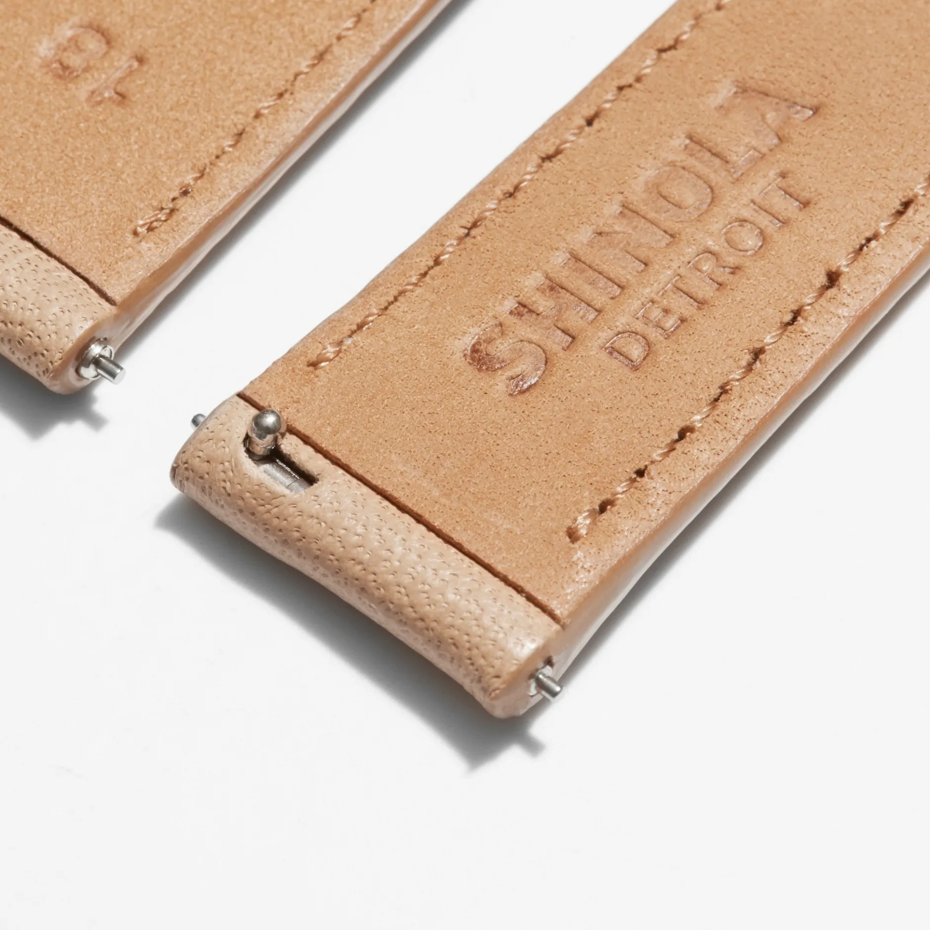 Best Shinola 18mm Leather Watch Strap Natural