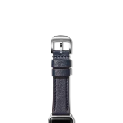 Hot Shinola 20mm Navy Leather Apple Watch Strap