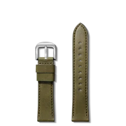 Hot Shinola 20mm Leather Watch Strap Olive