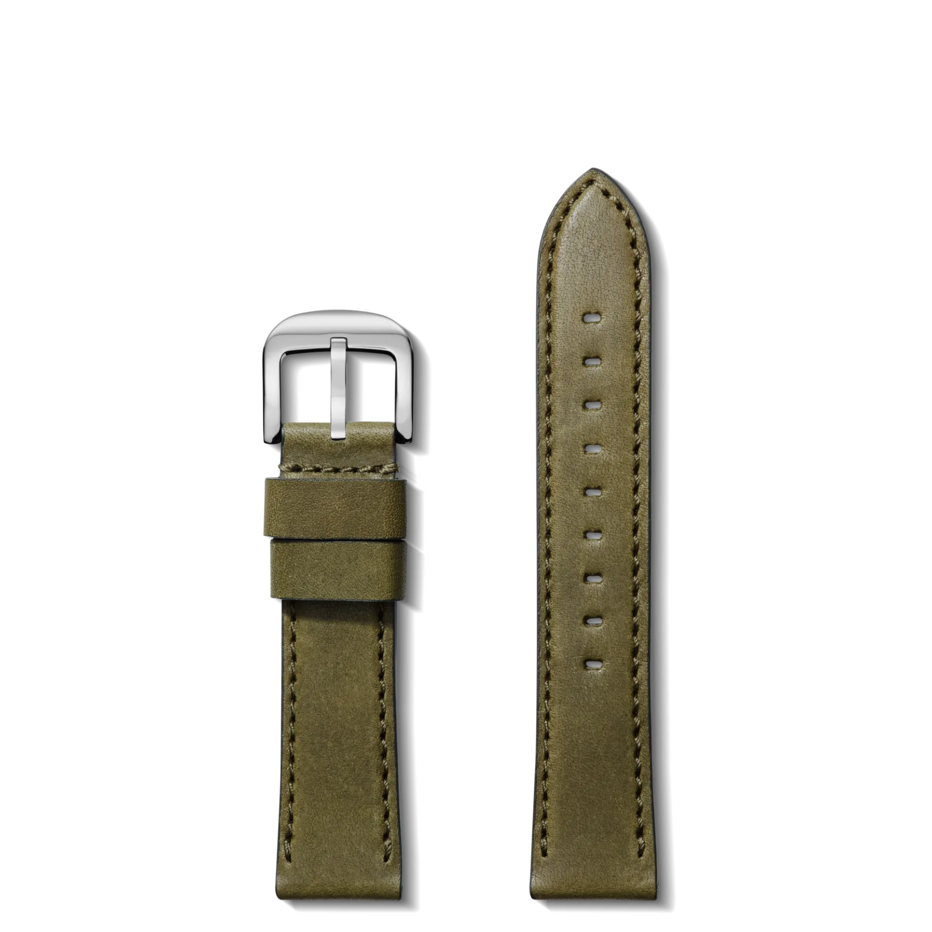 Hot Shinola 20mm Leather Watch Strap Olive