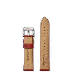 Online Shinola 20mm Leather Watch Strap Pop Red