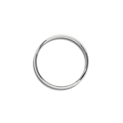 Online Shinola 2mm Round Band White Gold