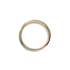 Shinola 4mm Round Band Yellow Gold