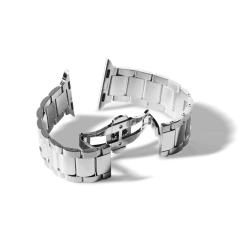 Outlet Shinola 24mm Stainless Steel 3-Link Apple Watch Bracelet