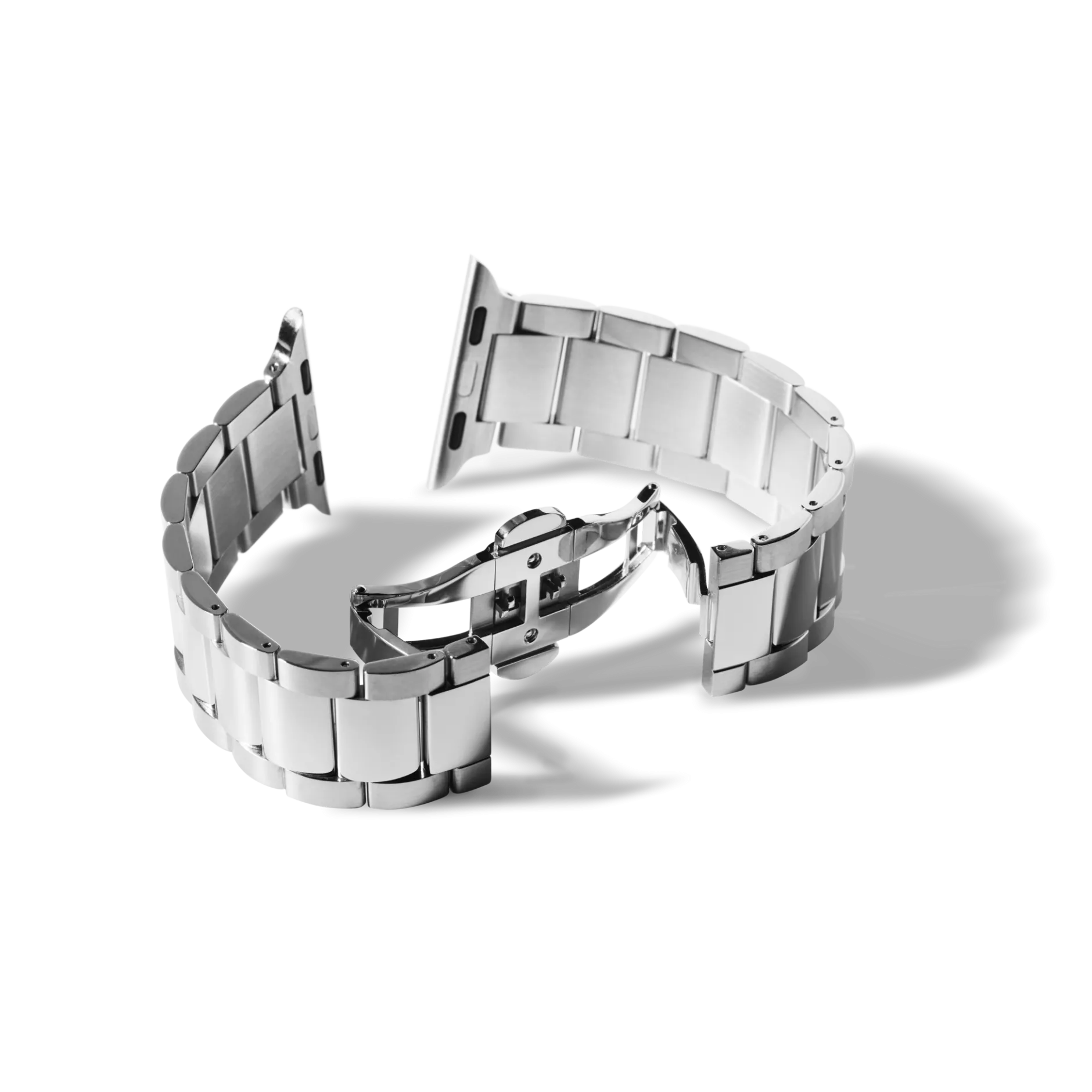 Outlet Shinola 24mm Stainless Steel 3-Link Apple Watch Bracelet