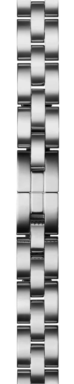 Shinola 8mm Stainless Steel 3-Link Bracelet Silver