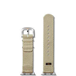 Outlet Shinola 20mm Tan Split Nylon Apple Watch Strap