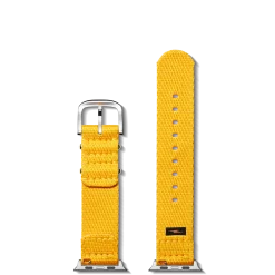 Best Shinola 20mm Yellow Split Nylon Apple Watch Strap