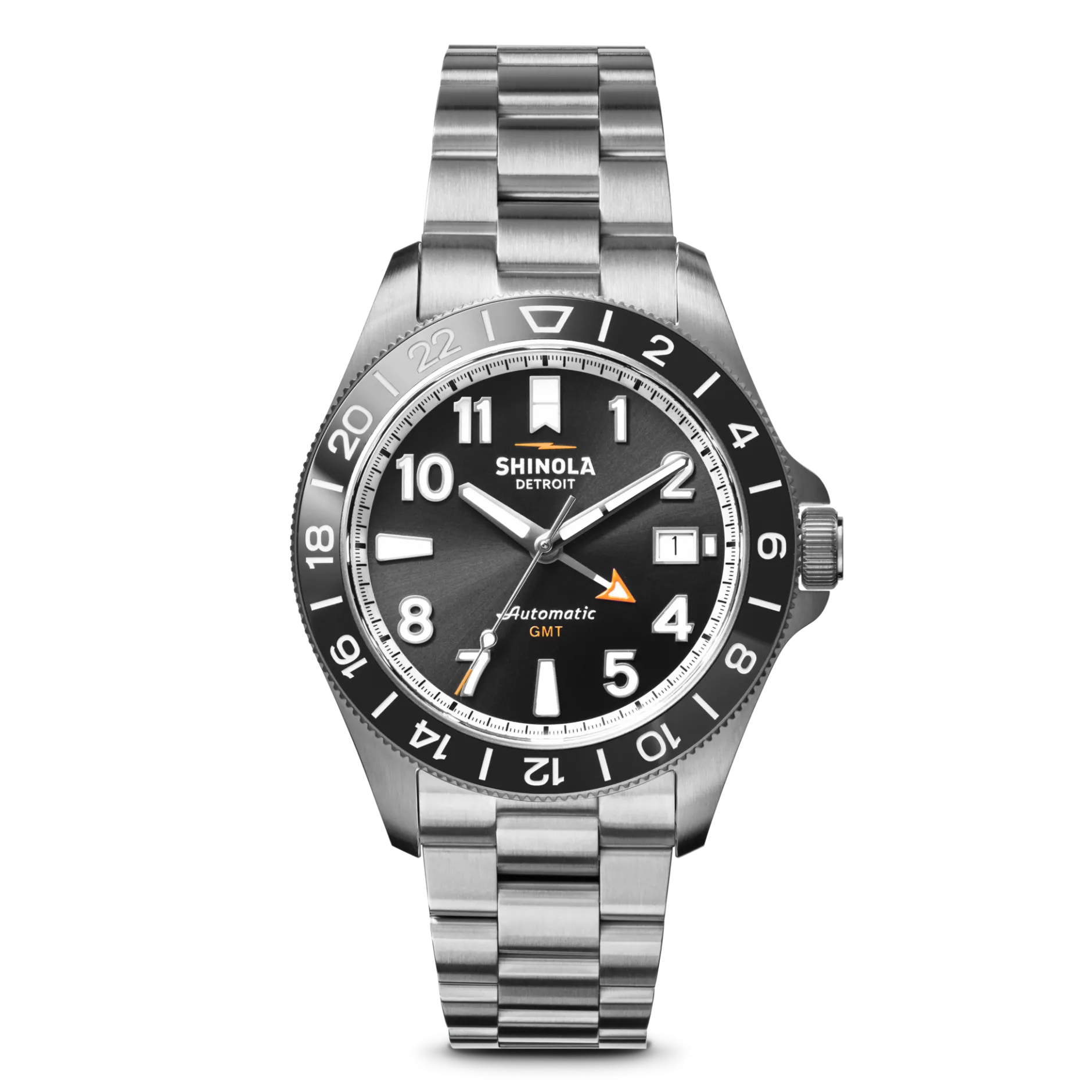 Discount Shinola Monster GMT Automatic Watch Black