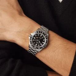 Discount Shinola Monster GMT Automatic Watch Black