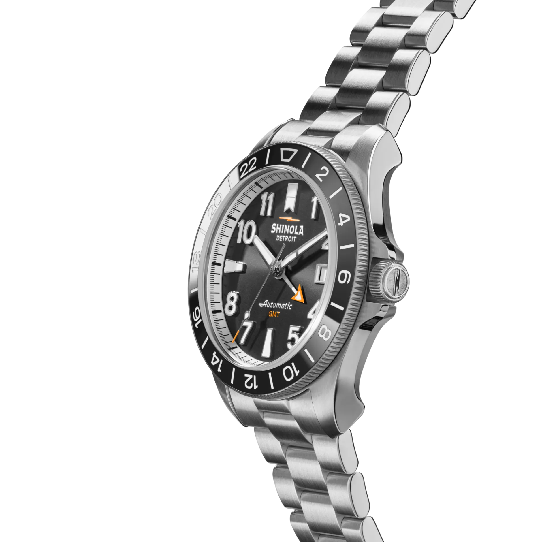 Discount Shinola Monster GMT Automatic Watch Black