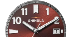 New Shinola Monster GMT Automatic Watch Whiskey