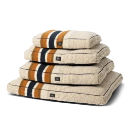 Online Shinola Napper Pillow Dog Bed Tan Stripe