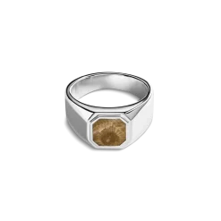 Discount Shinola Octagonal Inlay Signet Ring Petoskey