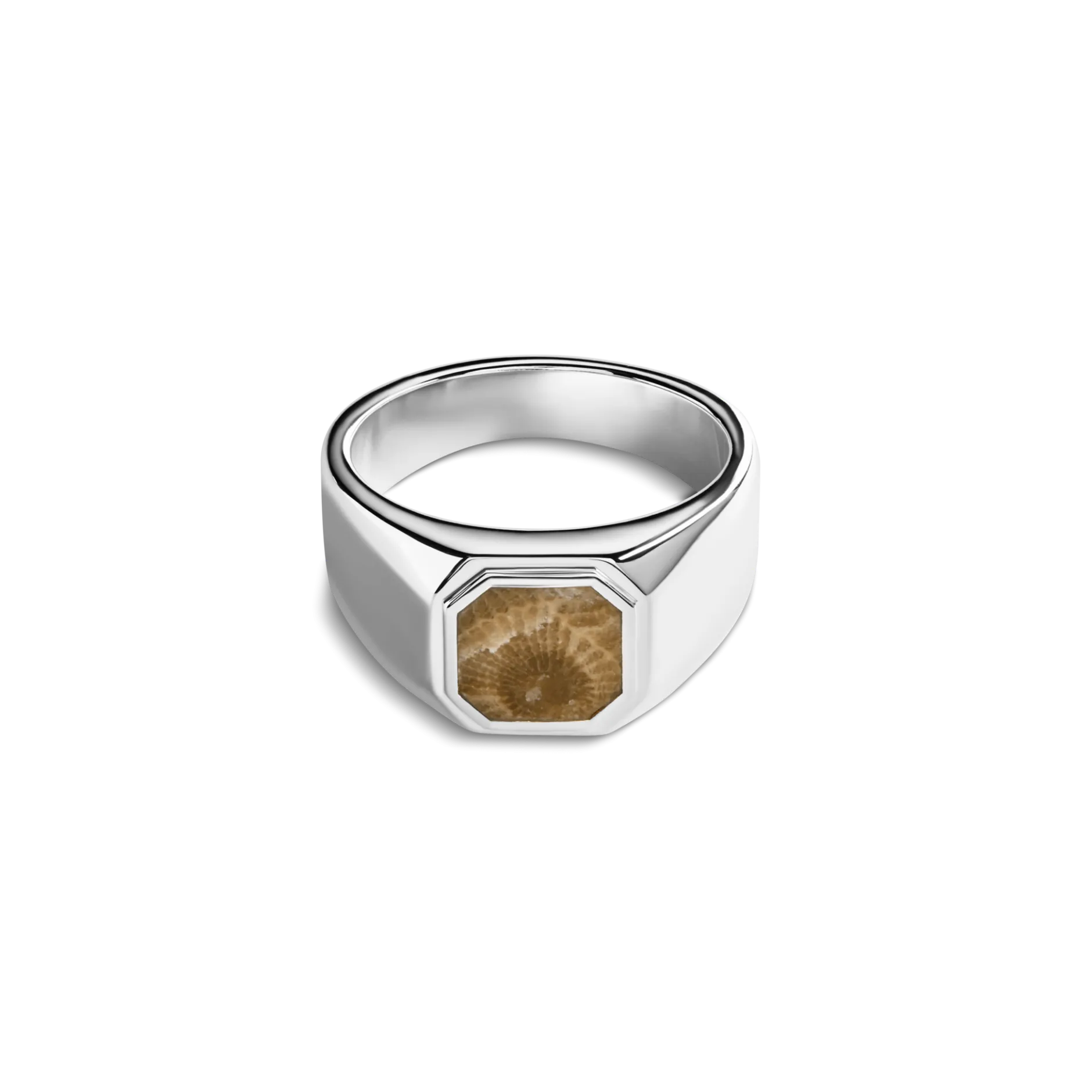 Discount Shinola Octagonal Inlay Signet Ring Petoskey