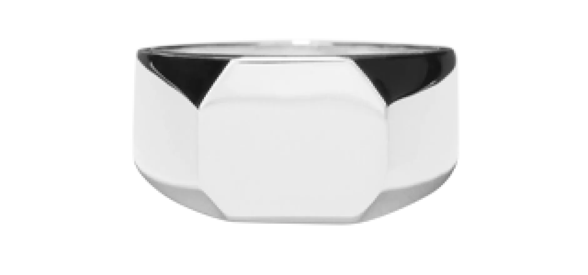 Shinola Octagonal Signet Ring Sterling Silver