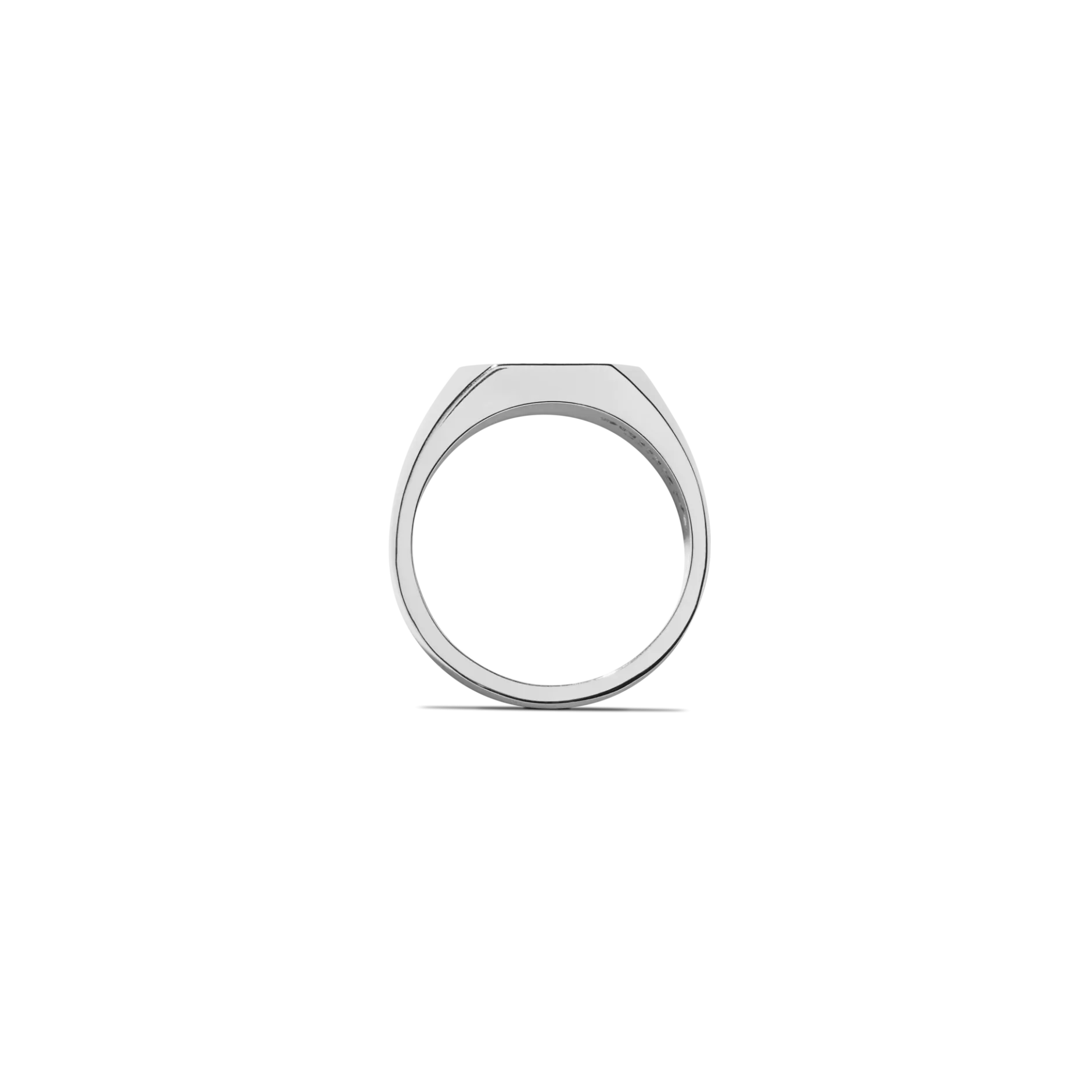 Shinola Octagonal Signet Ring Sterling Silver