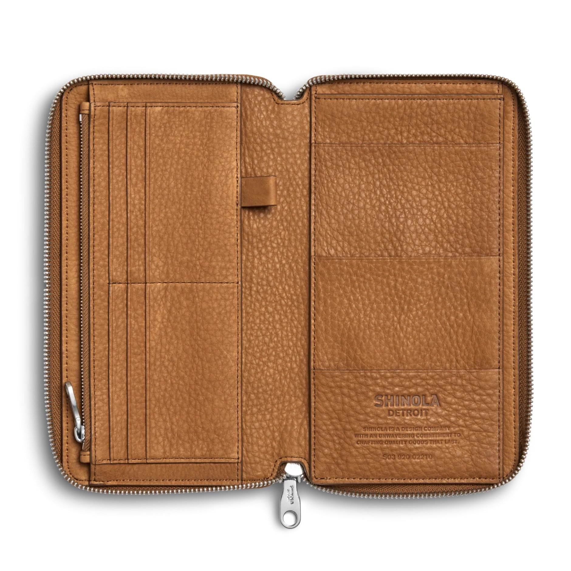 New Shinola Organizer Wallet Tan