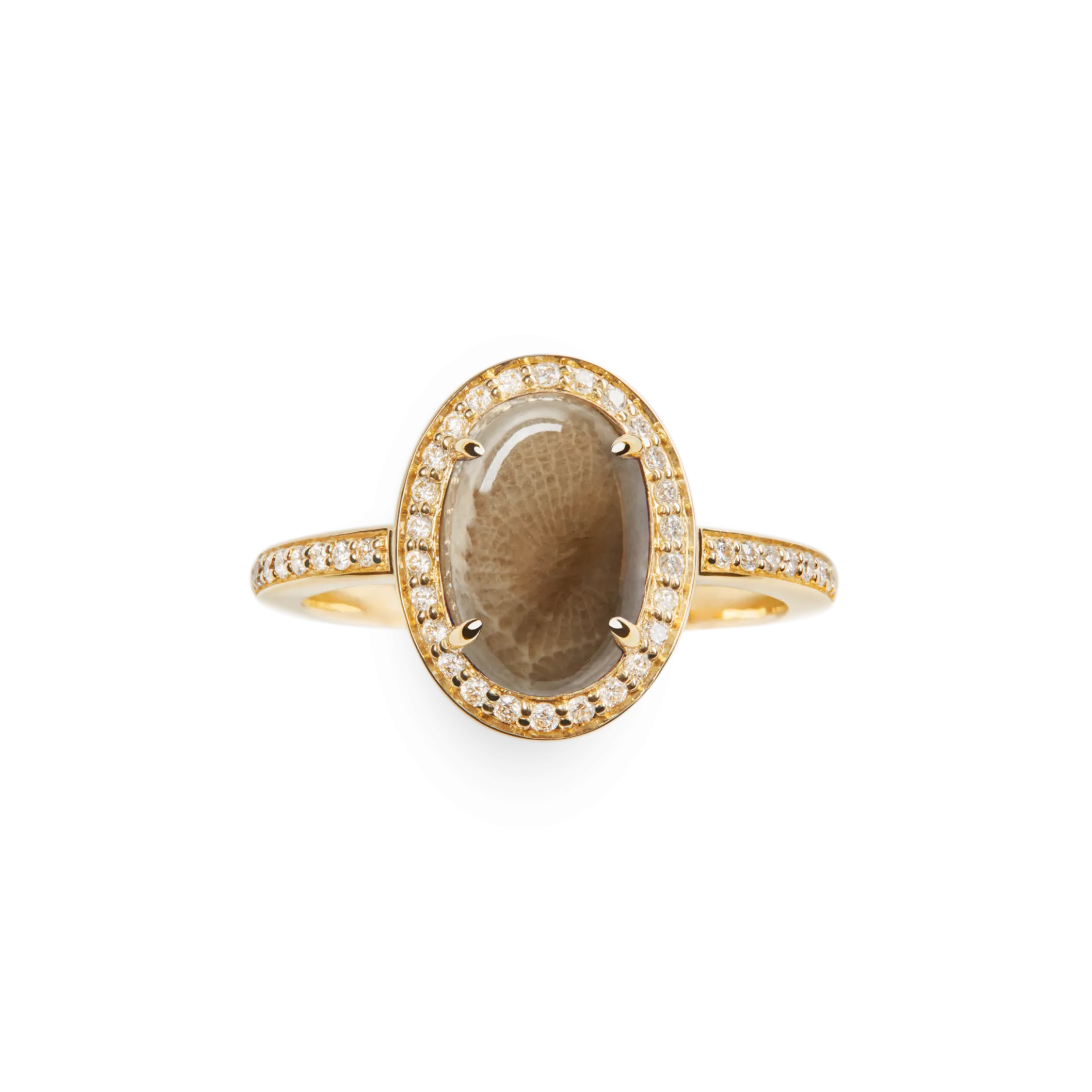 Outlet Shinola Petite Diamond Pave Petoskey Oval Ring