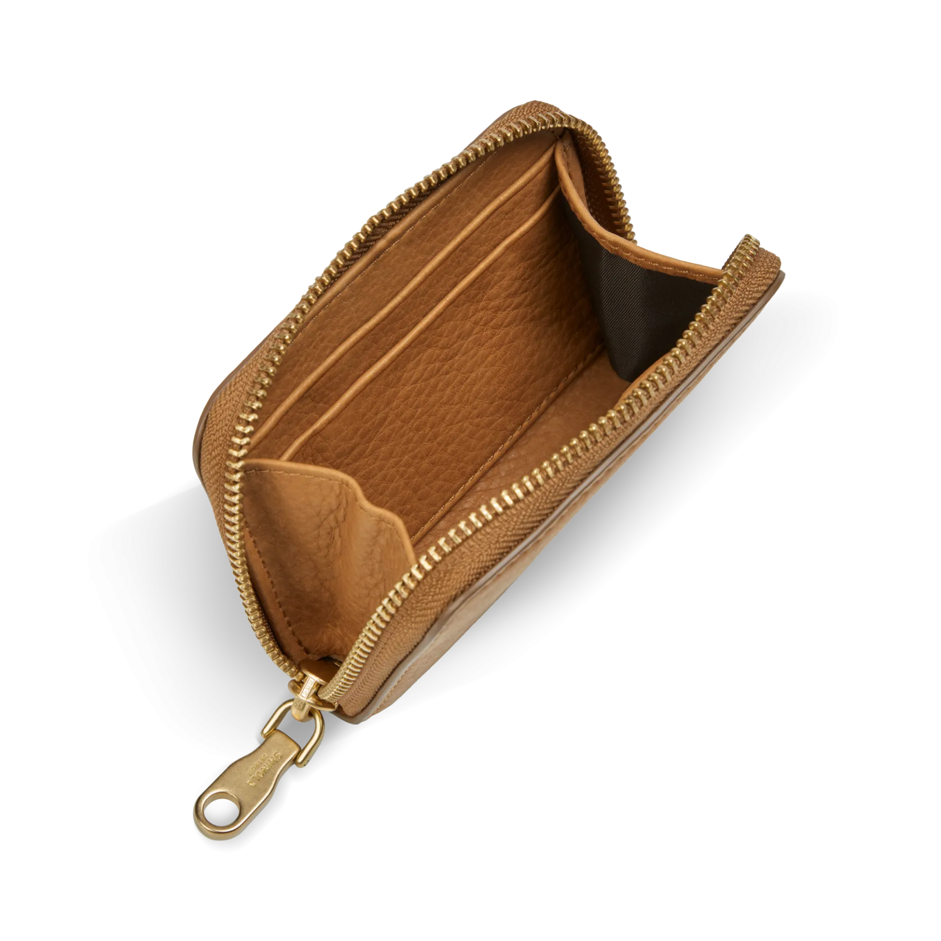 Online Shinola Pocket Small Zip Around Wallet Tan