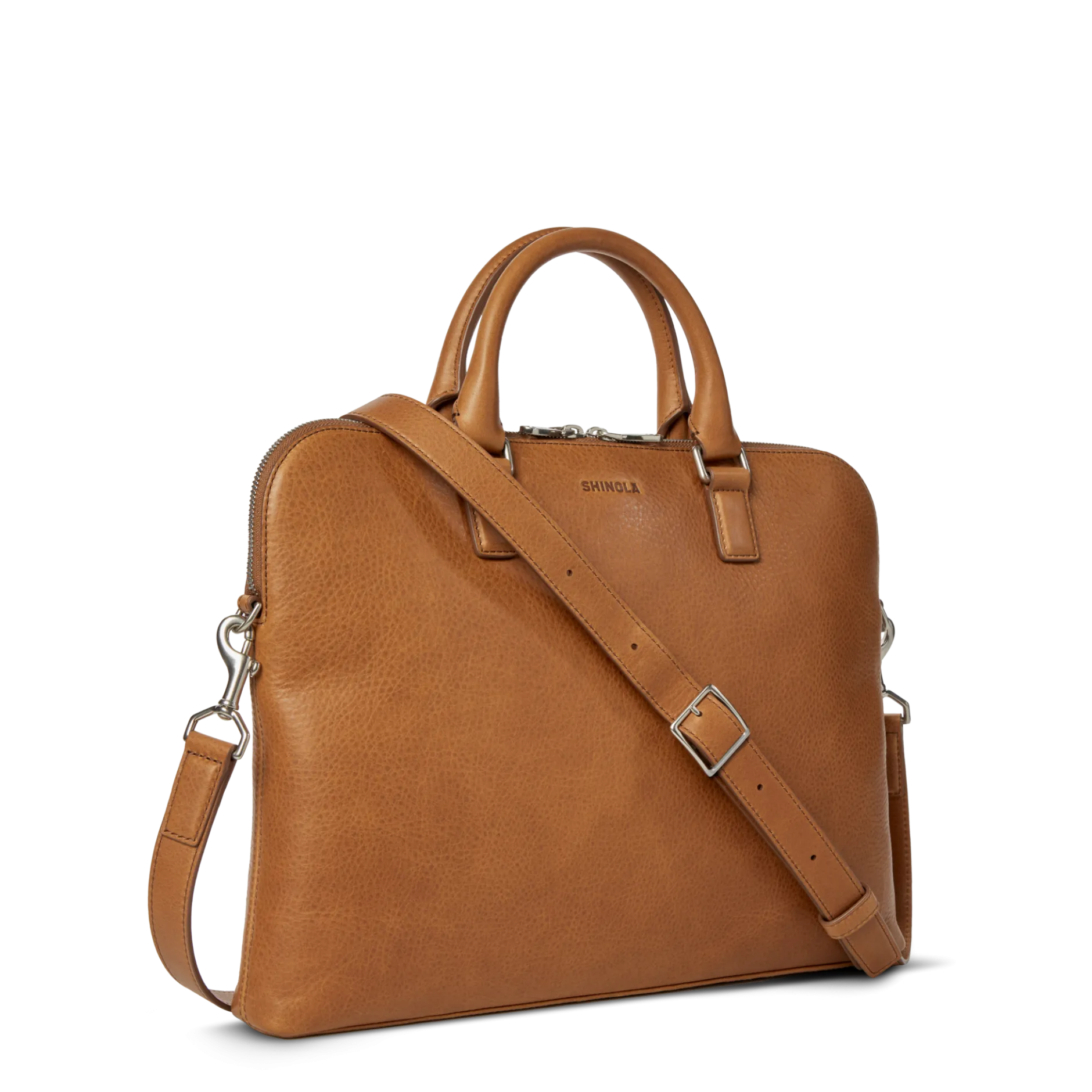 Shinola Portfolio Briefcase Tan
