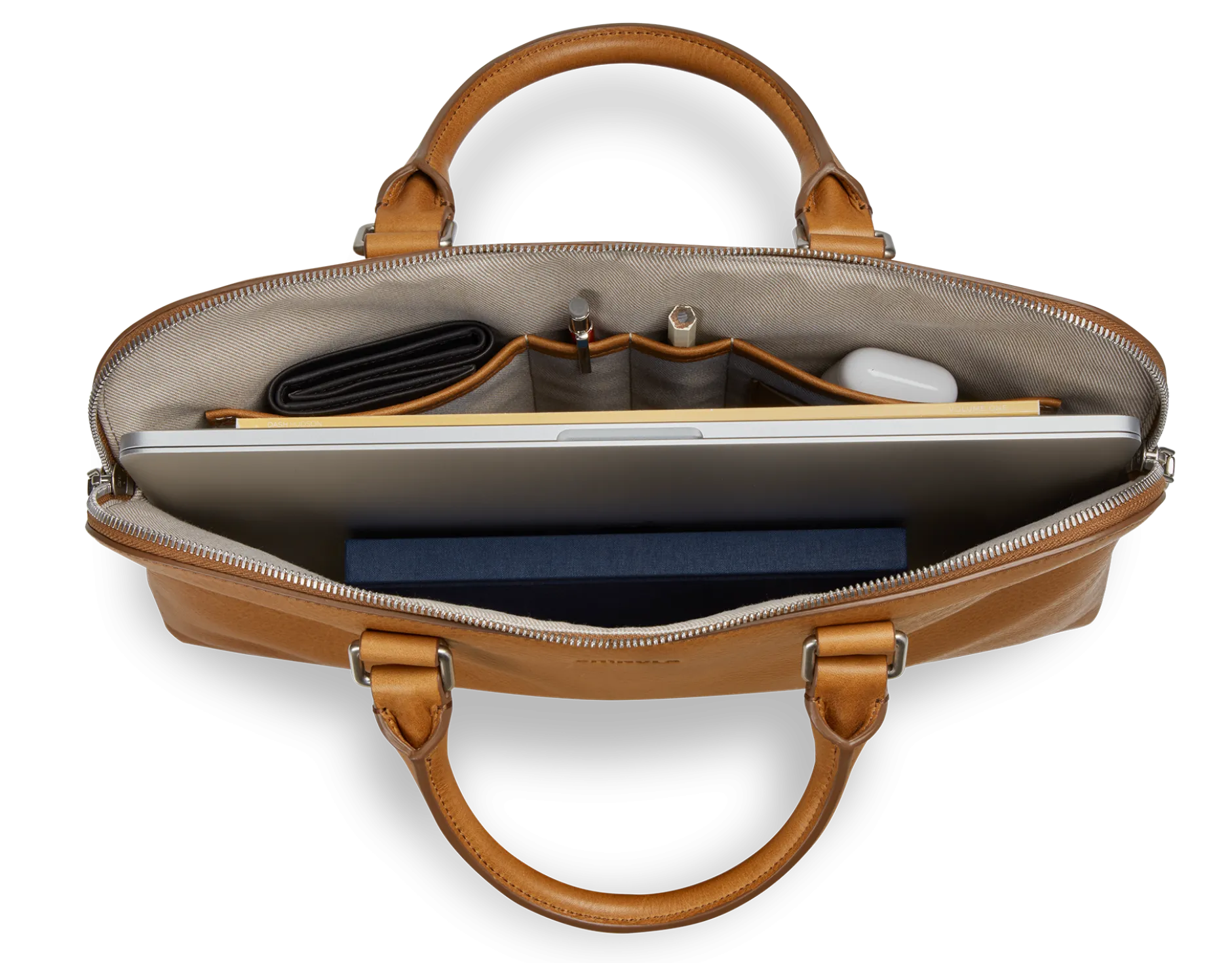 Shinola Portfolio Briefcase Tan