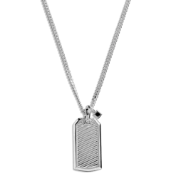 Discount Shinola Ribbed Tag Necklace