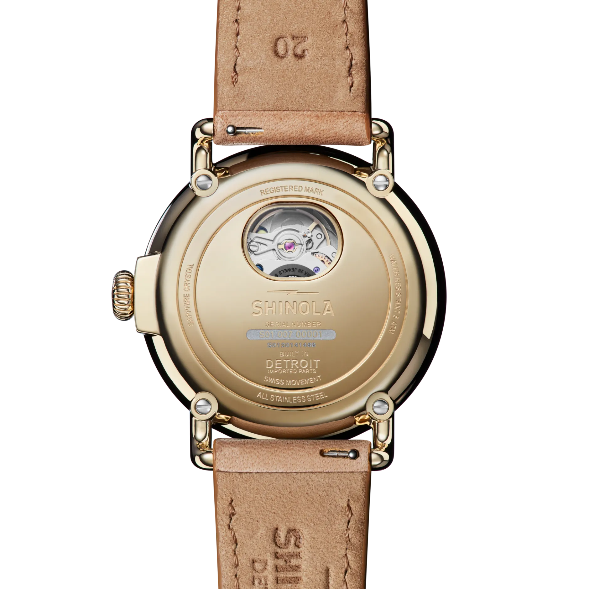 Sale Shinola Runwell Automatic Watch White
