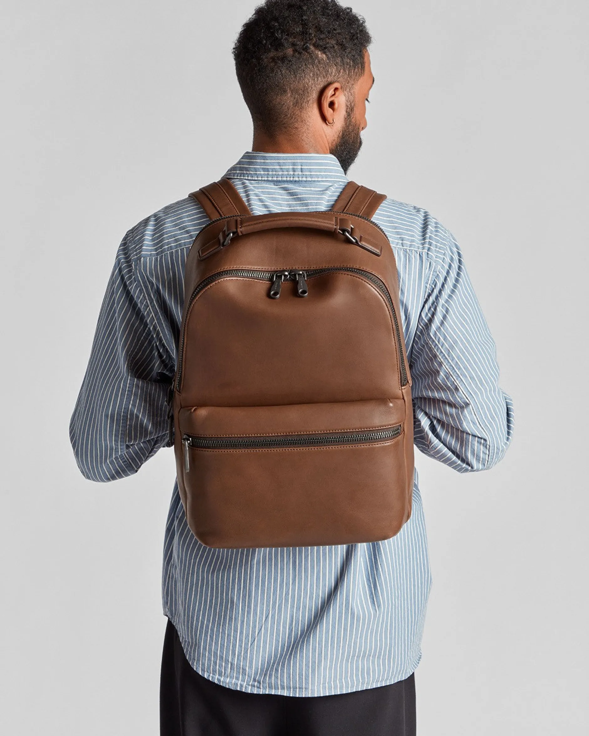 Shinola Runwell Backpack Medium Brown