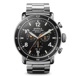 Hot Shinola Runwell Black Blizzard Watch