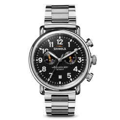 Outlet Shinola Runwell Chronograph Watch Black