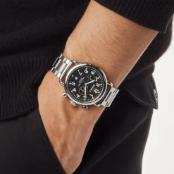 Outlet Shinola Runwell Chronograph Watch Black