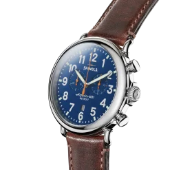 Hot Shinola Runwell Chronograph Watch Blue