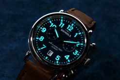 Shinola Runwell Chronograph Watch Midnight Blue
