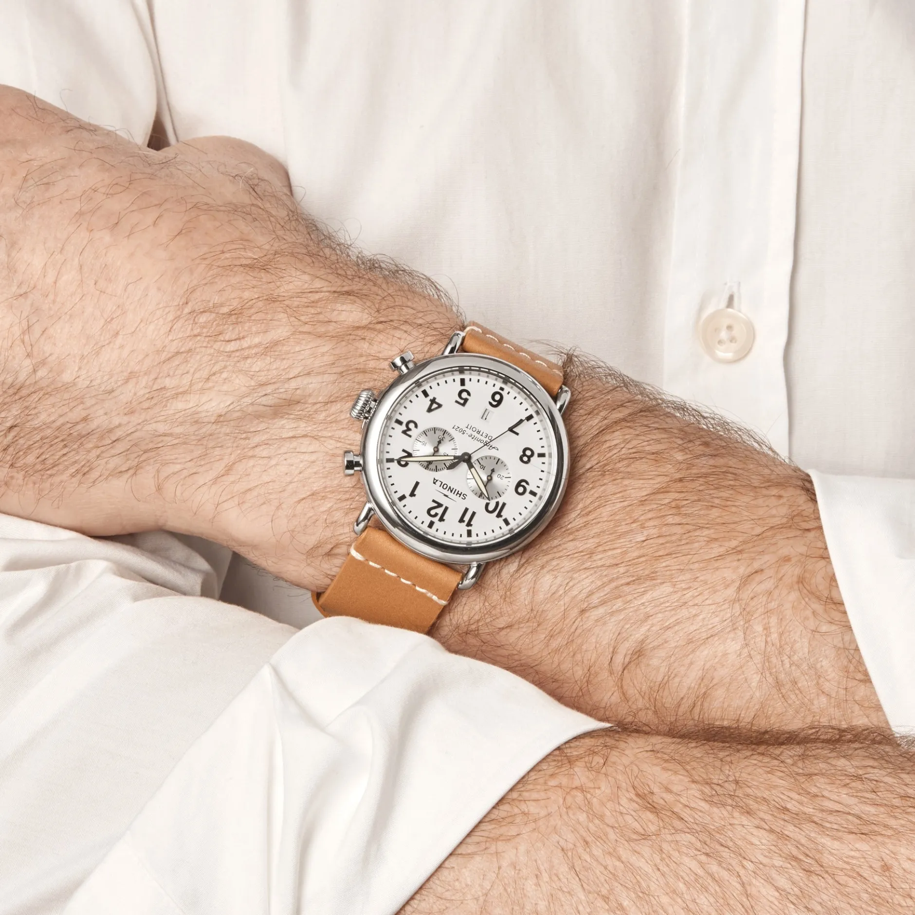 Best Shinola Runwell Chronograph Watch White
