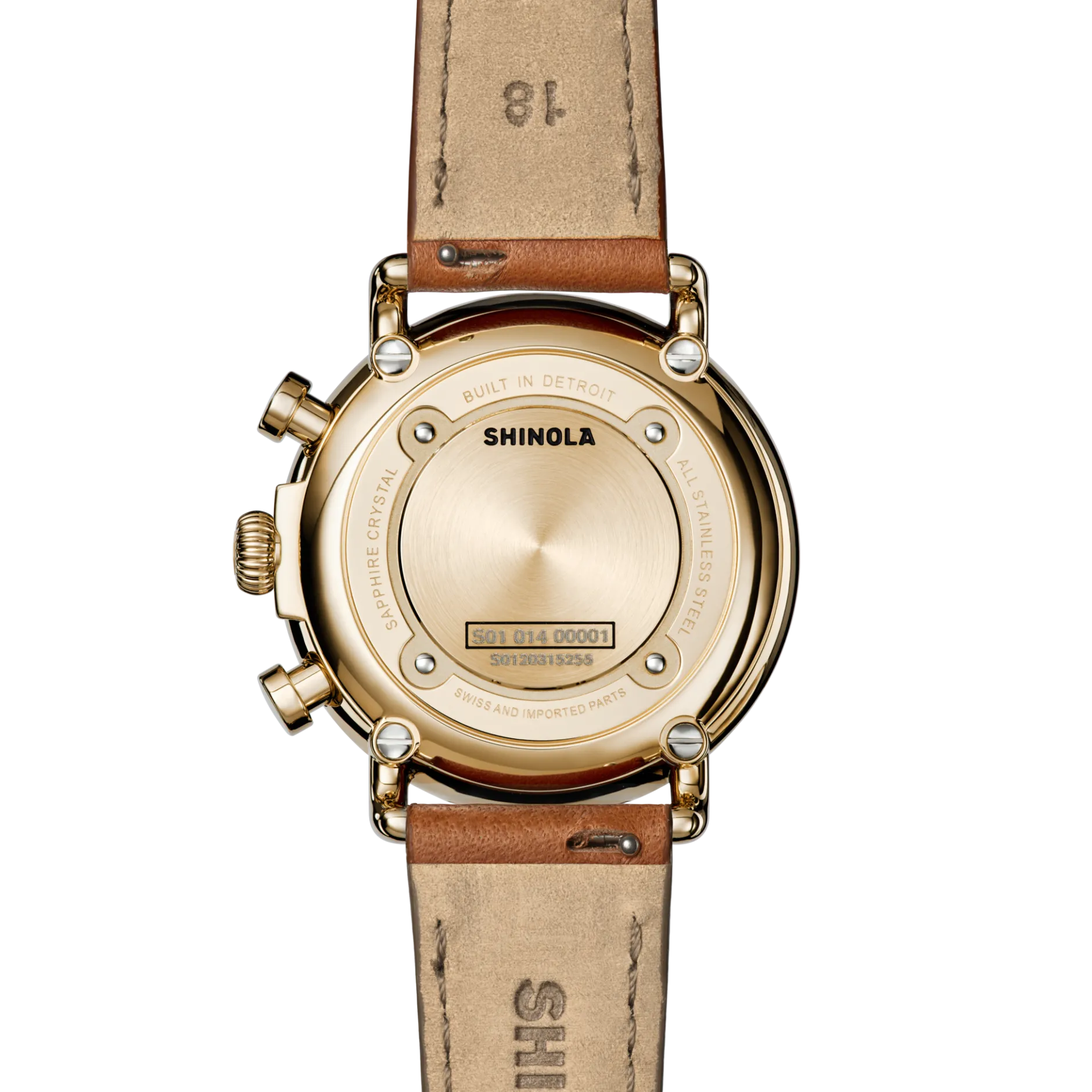 Hot Shinola Runwell Chronograph Watch Cream