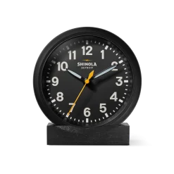 Clearance Shinola 6" Runwell Clock Black