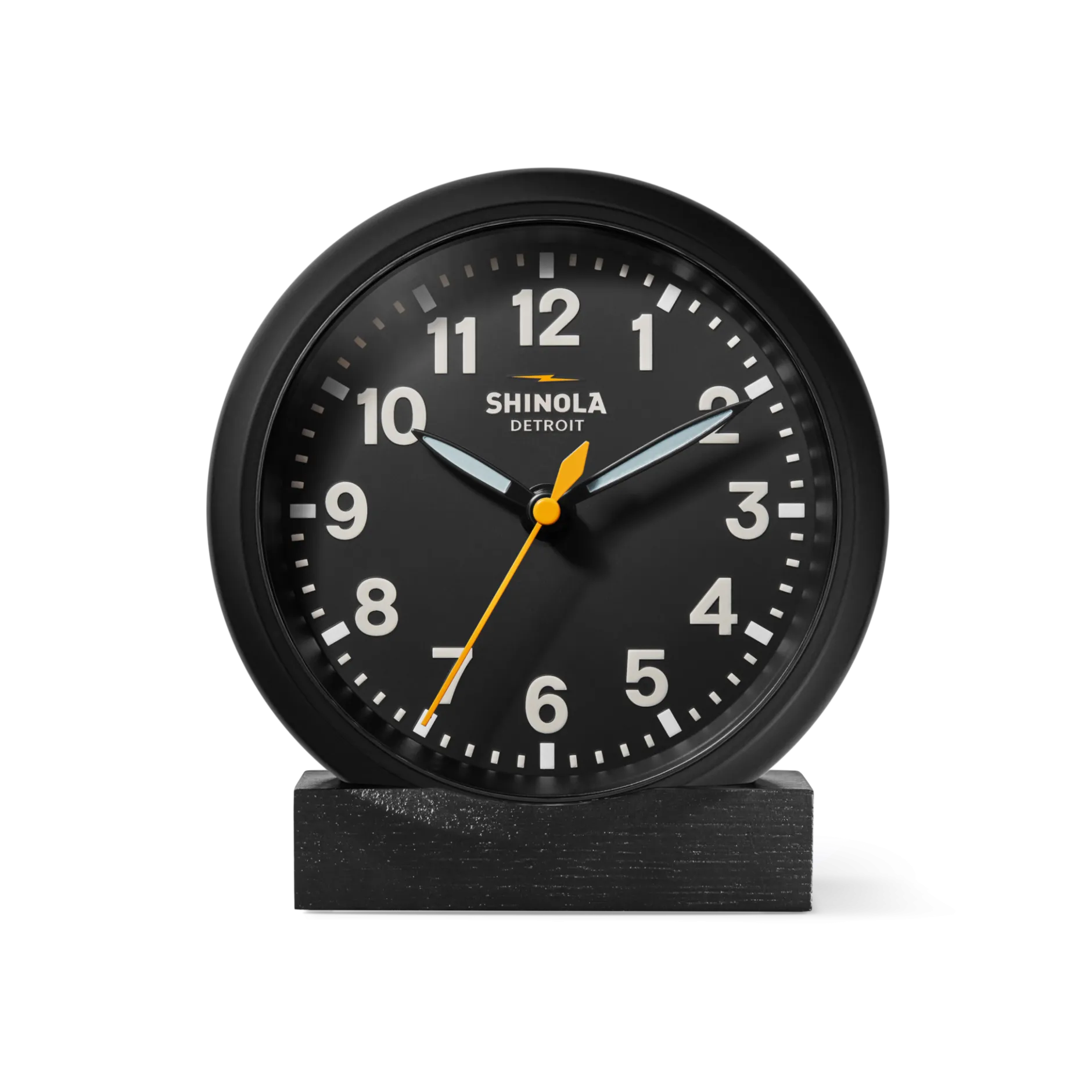 Clearance Shinola 6" Runwell Clock Black