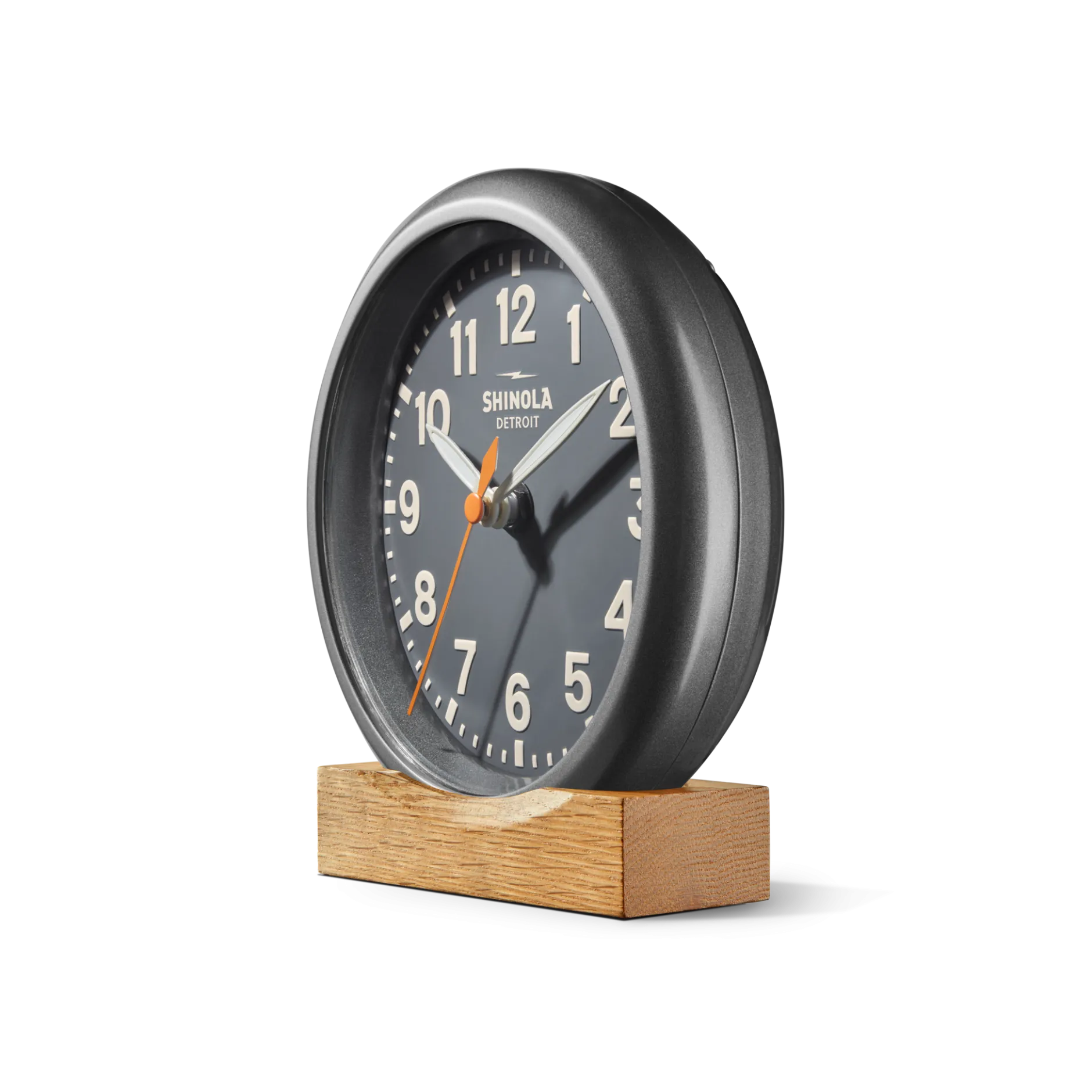 Online Shinola 6" Runwell Clock Dark Gray