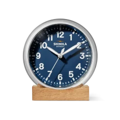 Clearance Shinola 6" Runwell Clock Navy