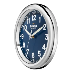 Hot Shinola 14" Runwell Clock Navy