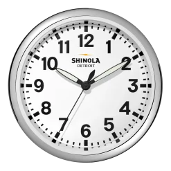Online Shinola 14" Runwell Clock White/Silver