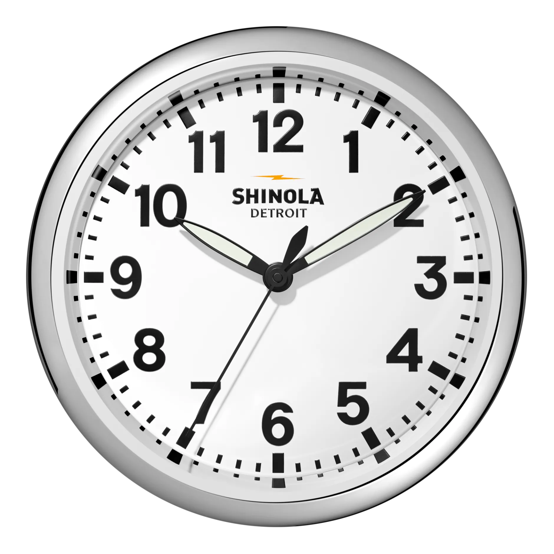 Online Shinola 14" Runwell Clock White/Silver