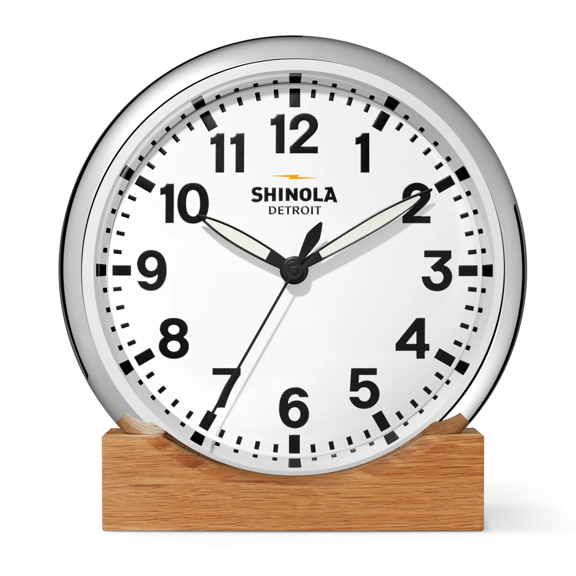 Online Shinola 14" Runwell Clock White/Silver